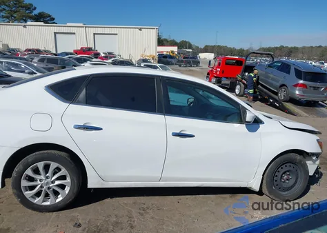2019 Nissan Sentra Sv из США, поврежденный, VIN 3N1AB7AP4KY265082